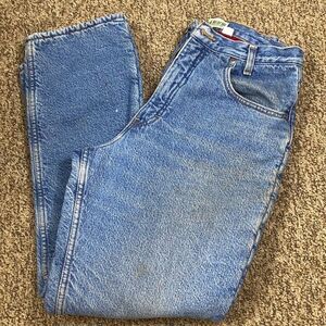 Vintage Plow & Hearth Polartec Denim  Flannel Woman Jeans Size 12